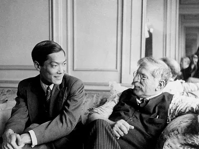 Li Shiu Tong and Magnus Hirschfeld at the 1932 conference for the World League for Sexual Reform