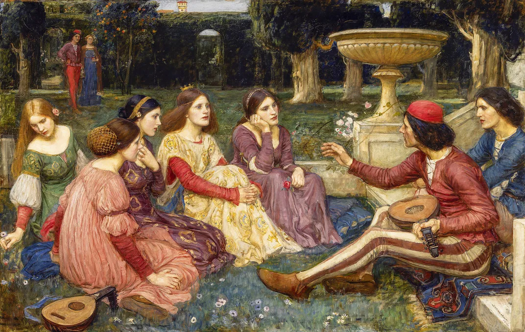 A Tale From the Decameron, John William Waterhouse, 1916