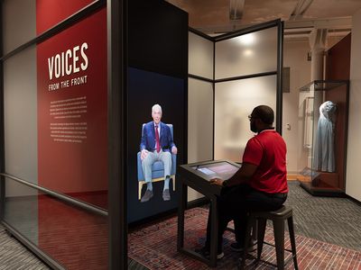 At New Orleans&#39; National WWII Museum,&nbsp;visitors can chat with virtual versions of World War II veterans.