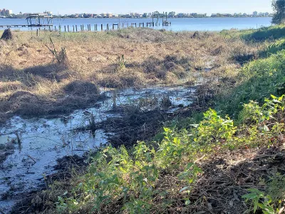 This photo of the south end of the canal, taken in 2018,&nbsp;shows where the waterway met up with Little Lagoon.&nbsp;