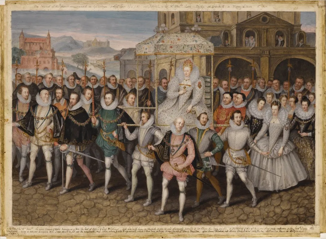 Elizabeth I procession portrait