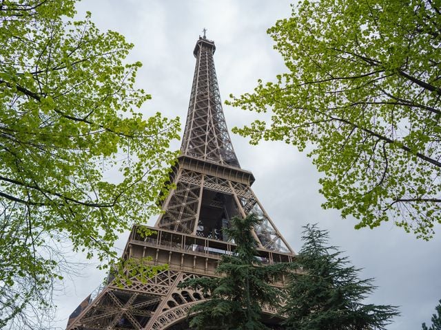 A 2022 view of the Eiffel Tower in Paris, France