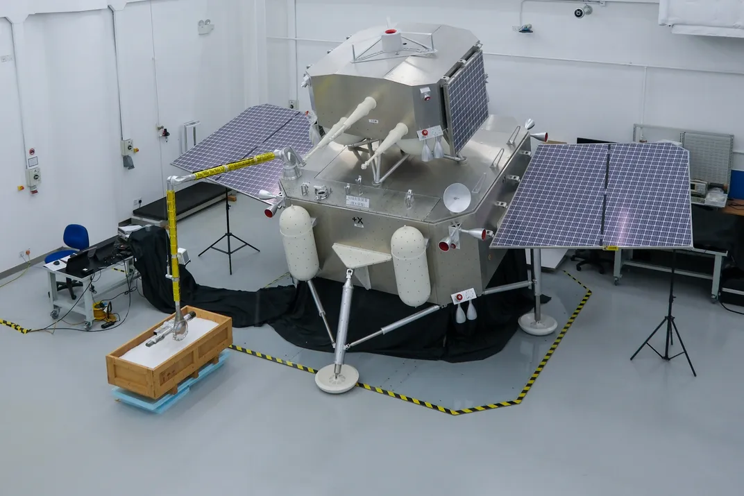 Space instruments at the Hong Kong Polytechnic University on June 7, 2024, where technology for the Chang'e-6 mission was developed and manufactured.