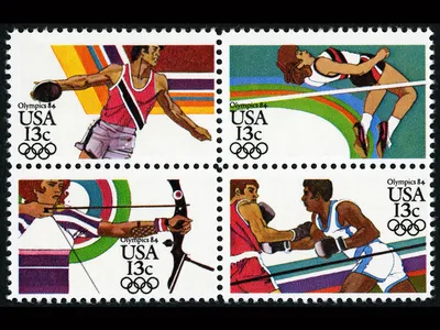 Scenes from the 1984 Los Angeles Summer Olympics.