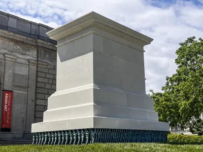 Do Ho Suh&#39;s Public Figures&nbsp;is the first new sculpture to be displayed in front of the National Museum of Asian Art in over three decades.