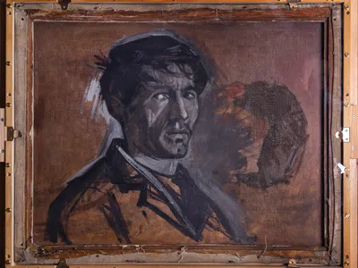 The newly discovered self-portrait by Norman Cornish