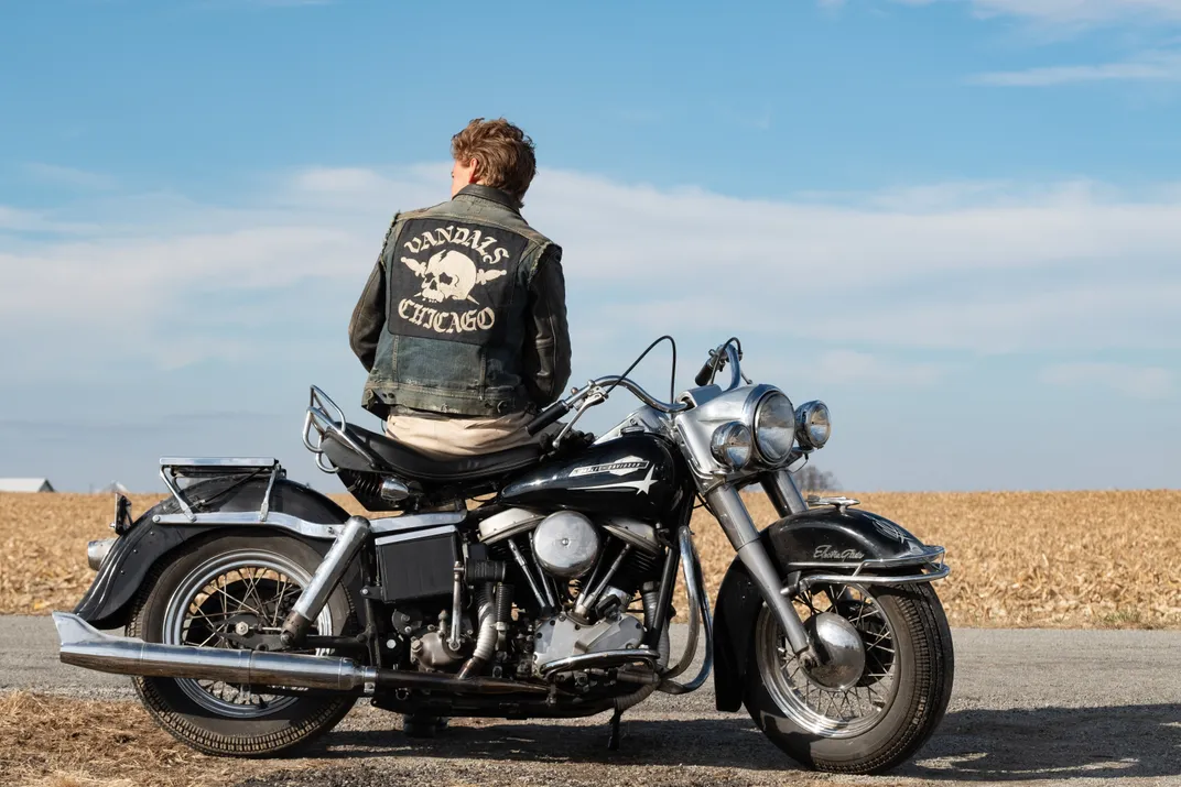 Benny on his motorcycle